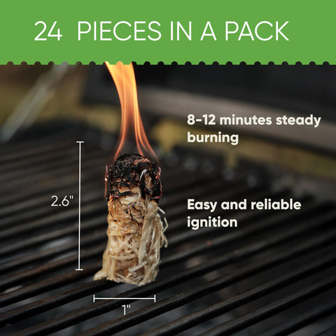 Inflame fire starters waterproof packaging keeps contents dry during travel.