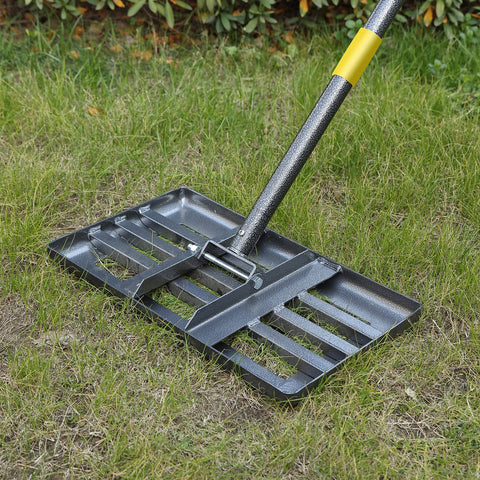 Inflation lawn leveling rake 17x10 head for precise smoothing and leveling