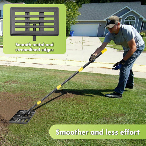 Inflation smooth-coated surface reduces resistance during leveling