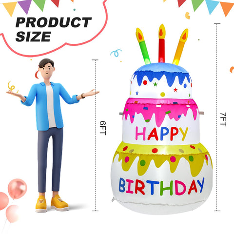 InfleasJoiy cake with star pattern adds festive detail to birthdays
