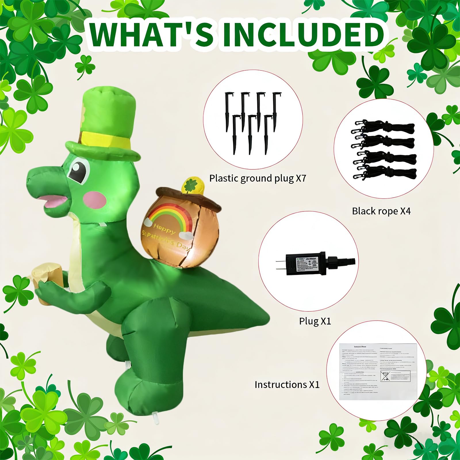 InfleasJoiy cylinder inflatable with LED lights for dramatic night displays.