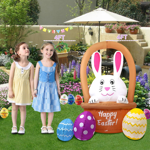 InfleasJoiy durable polyester waterproof material ensures long-lasting Easter decor.