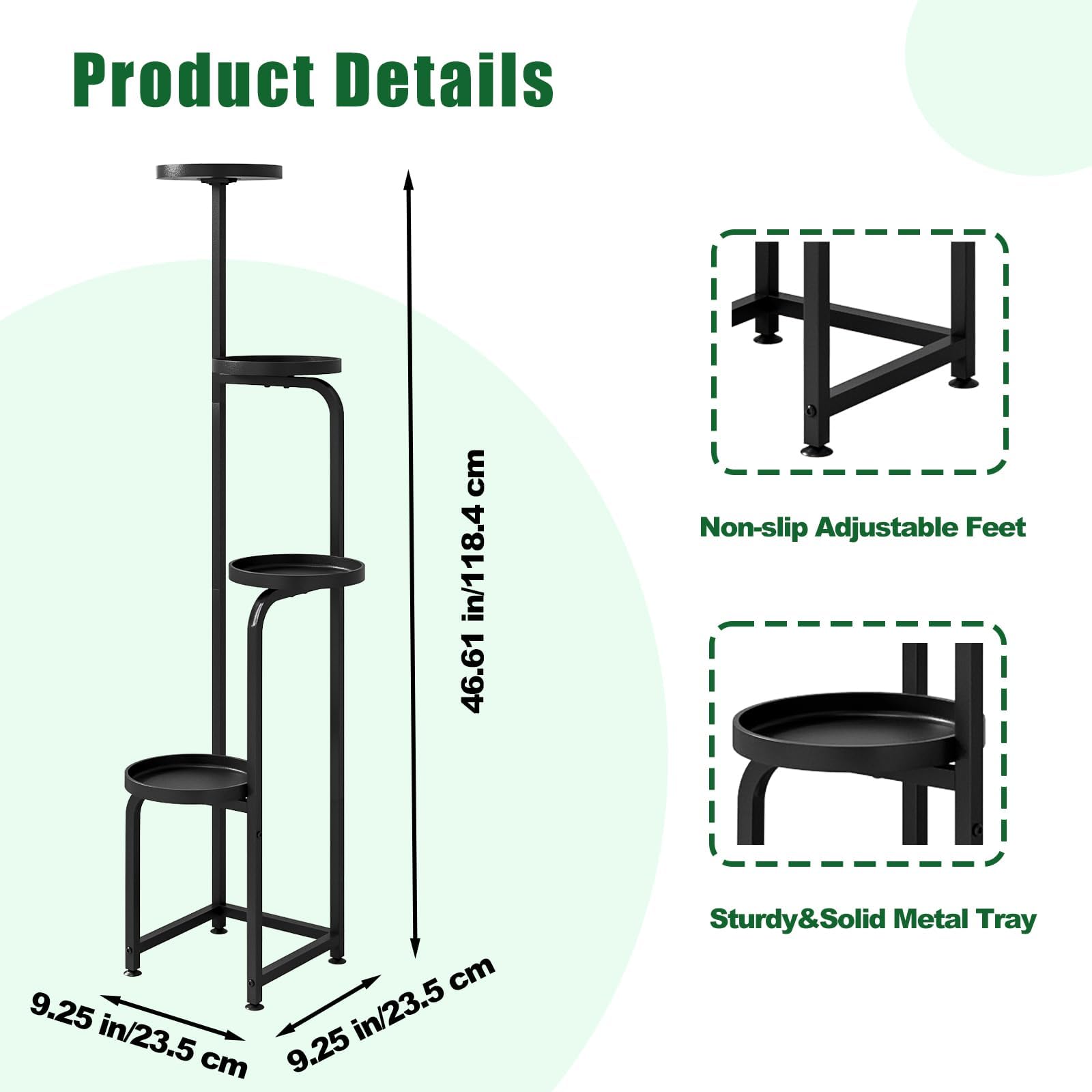 INGIORDAR adjustable-foot pads for stability protect floors on uneven surfaces