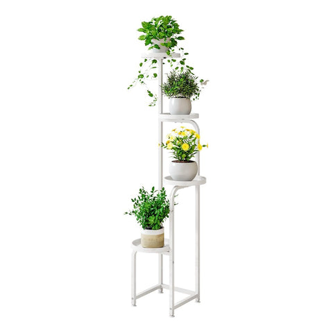 INGIORDAR 4-tier plant stand front view showing multiple shelves for plants