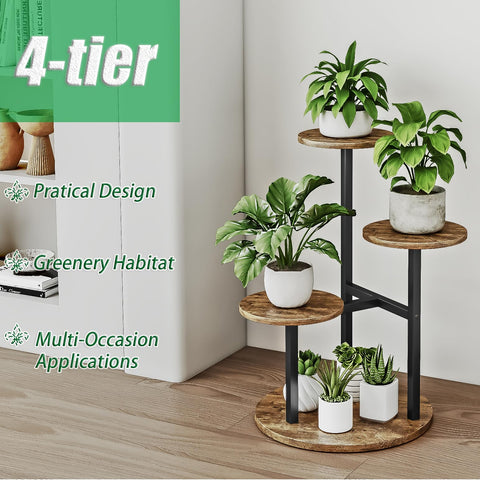 INGIORDAR plant stand bottom with anti-slip EVA feet for stability
