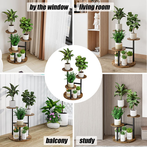 INGIORDAR room decor setup with black and rustic brown finish