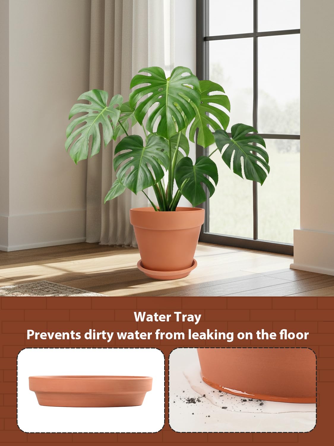 INGOFIN packaging keeps terracotta pot safe during shipping and arrival.