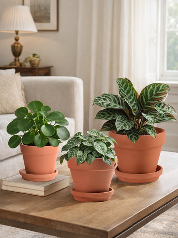 INGOFIN terracotta pot packaging protects from breakage during delivery.