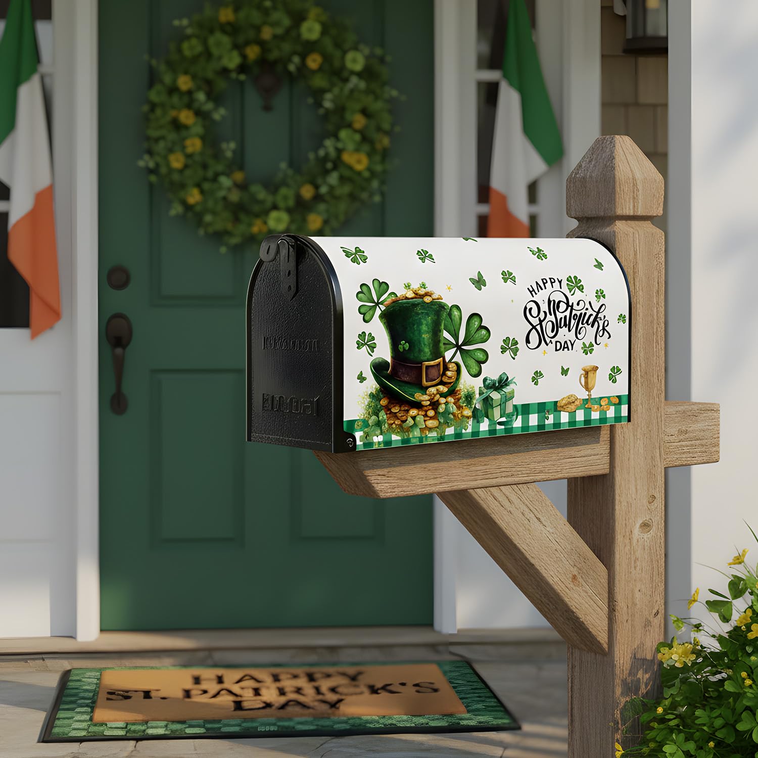 InIsaJace durable 21x18 inch cover protects and decorates outdoor spaces.