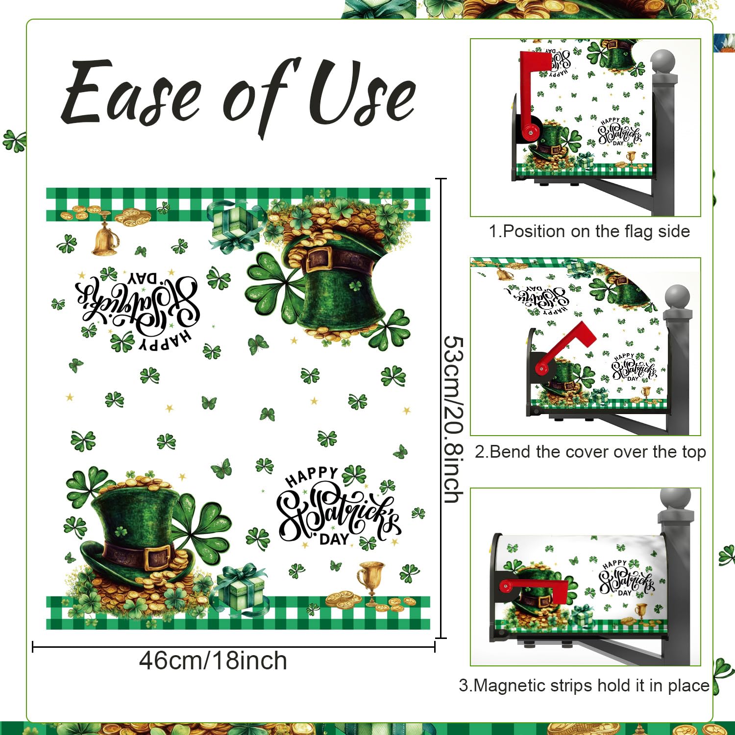 InIsaJace mailbox cover shows flowers and butterflies for festive spring ambiance.