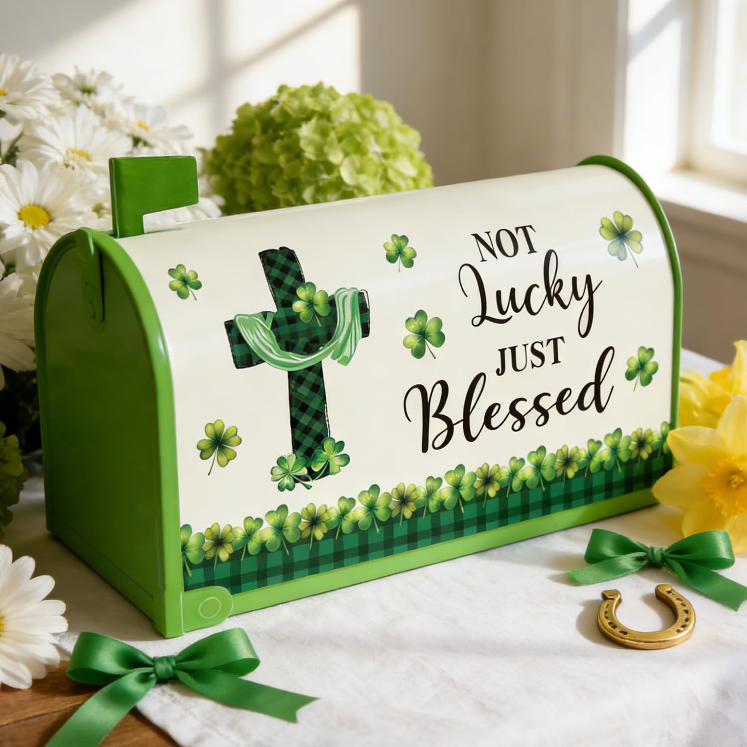 InIsaJace outdoor mailbox decor for garden or yard celebrations
