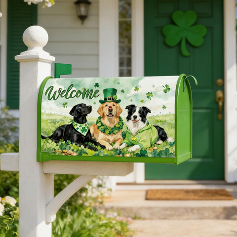 Inisajace outdoor-friendly mailbox decor withstands wind and rain.