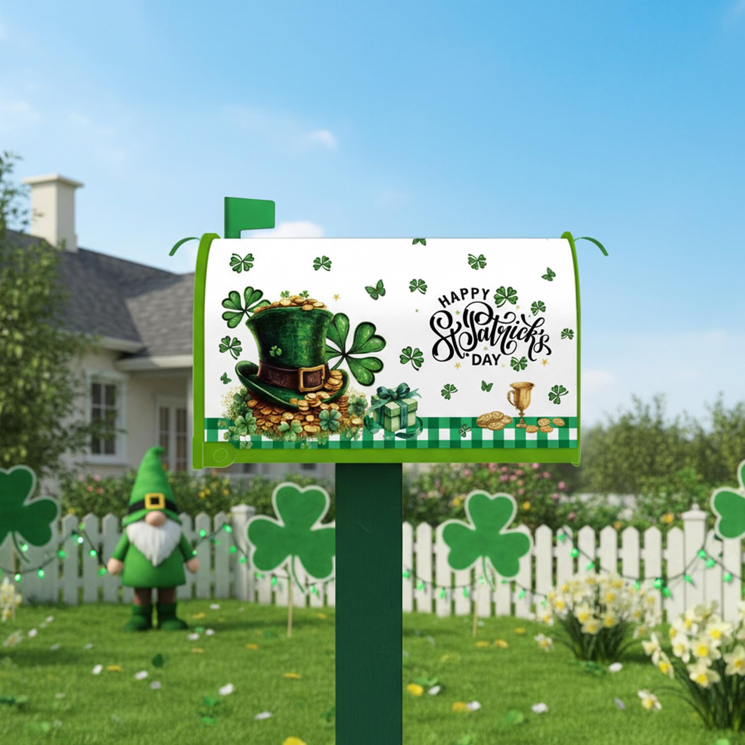 InIsaJace St. Patrick's Day clover design adds Irish charm.