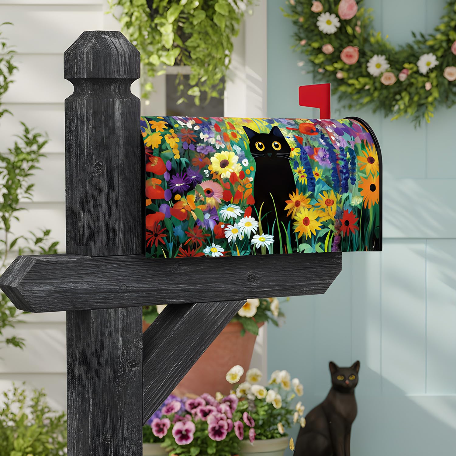 InIsaJace vivid color printing keeps the spring design lively after rain or sun.