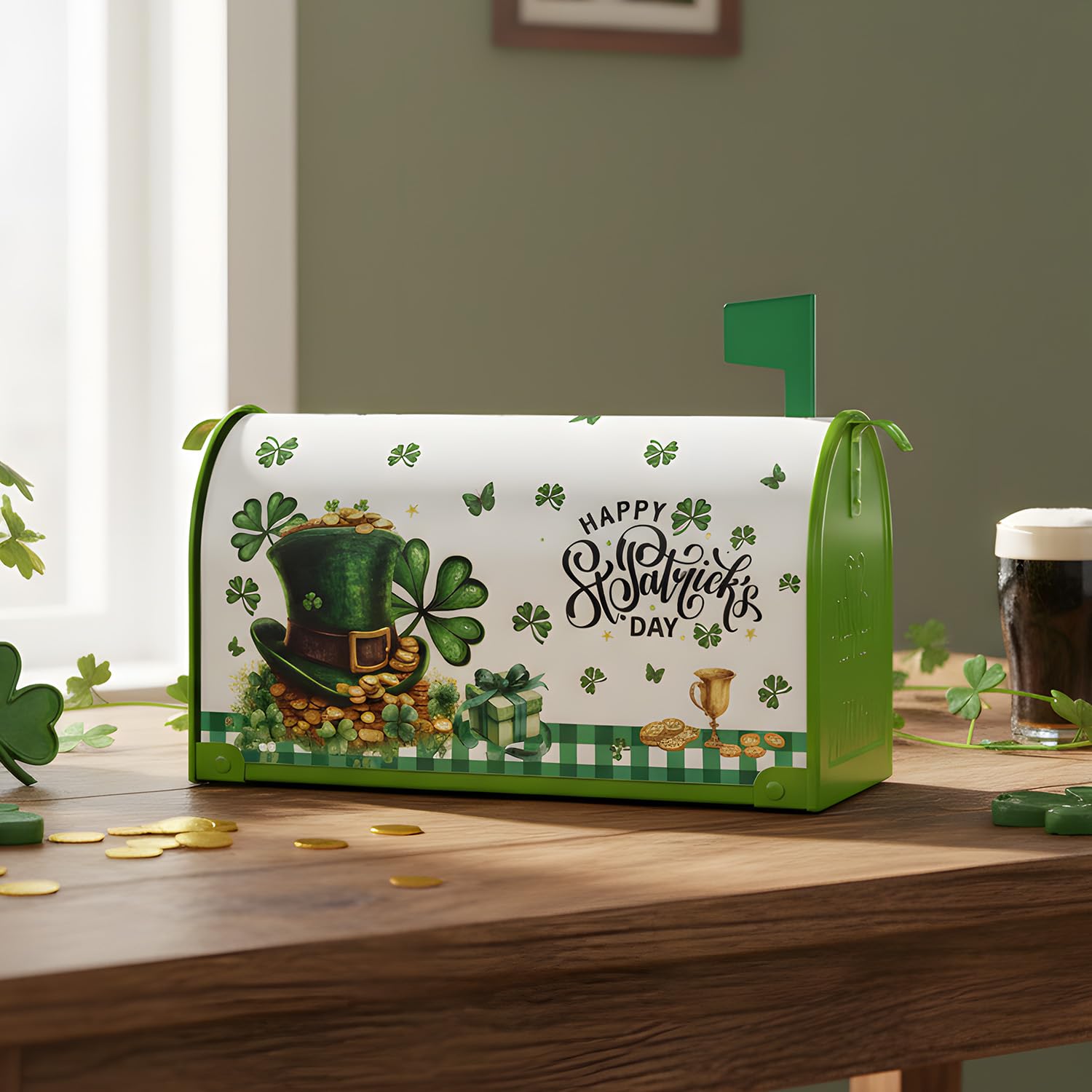 InIsaJace waterproof magnetic cover attaches securely to standard mailboxes.