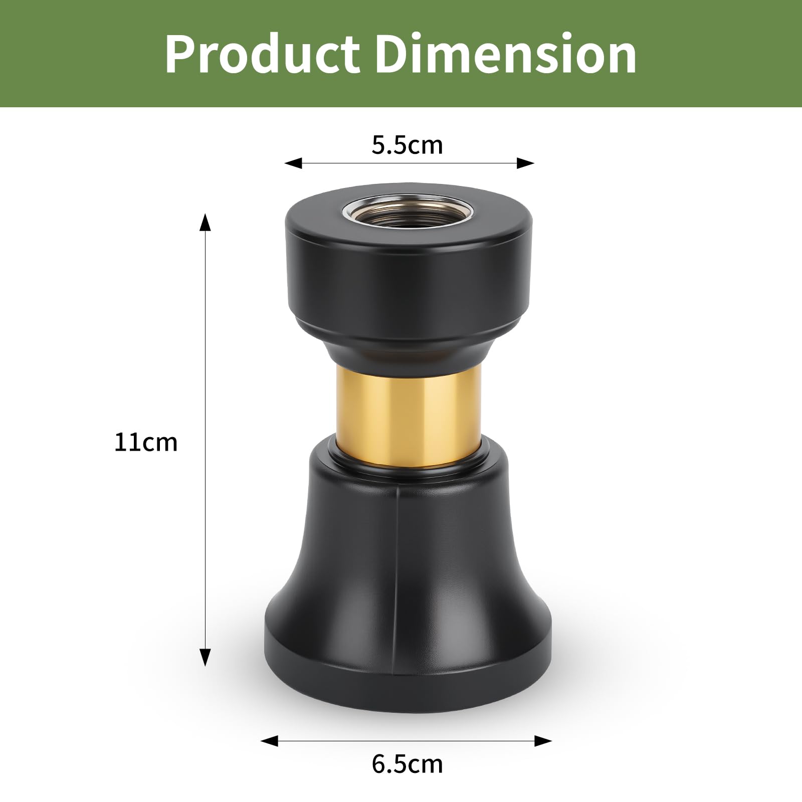 Iniscape durable-brass-body-nozzle built to withstand high pressure during outdoor cleaning.