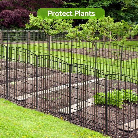 INJOPEXI detachable no-dig fence layout for flexible shapes