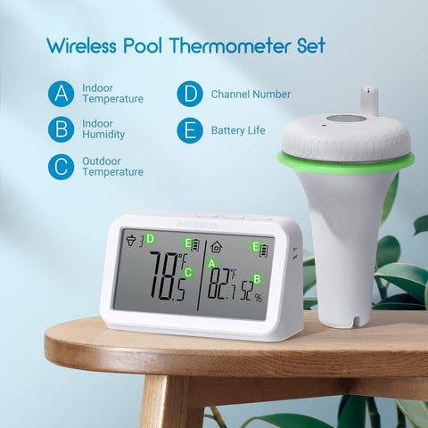 Inkbird IBS-P02R IPX7 waterproof body withstands poolside splashes