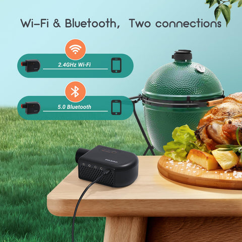Inkbird ISC-027BW high-efficiency fan adjusts to grill temperature
