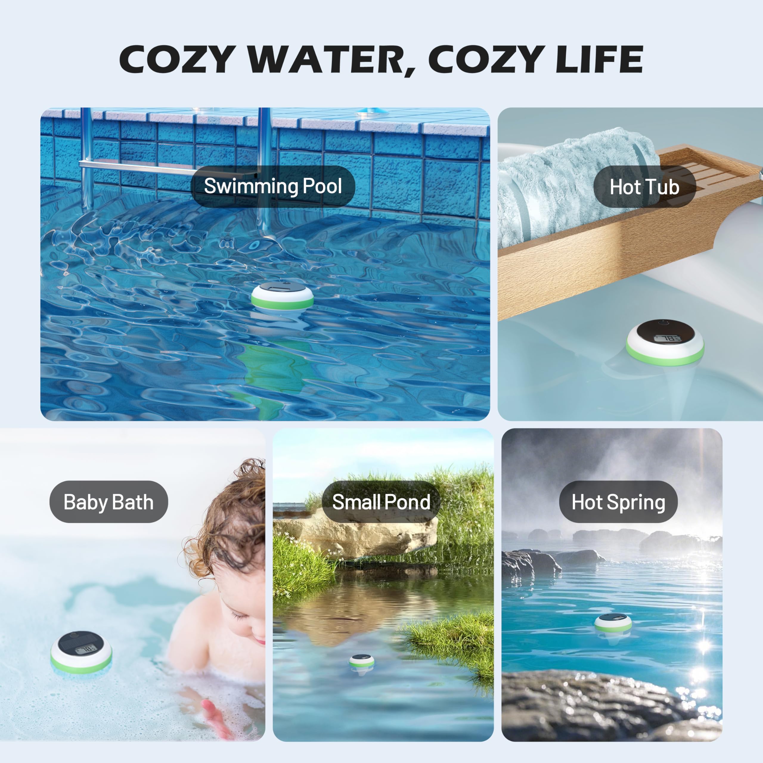 Inkbird suitable for pool, tub, hot spring, and pond use.