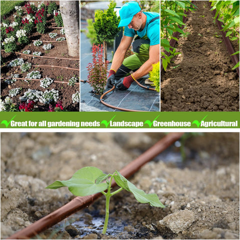 Innconee brown outdoor drip tubing suitable for gardens