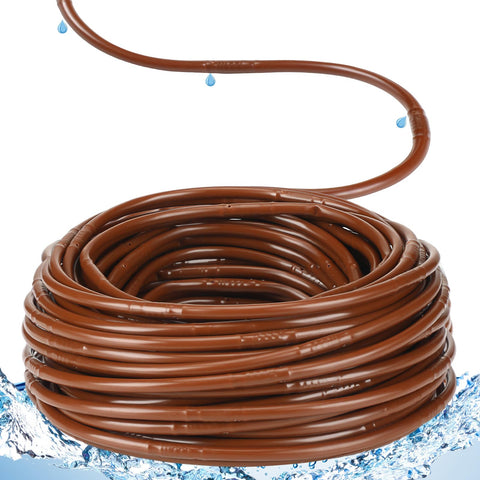 Innconee dripline tubing with 6-inch emitters for even root-zone moisture.