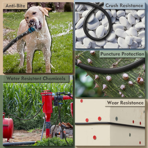 Innconee hose supports up to 200 PSI for steady flow during tasks.
