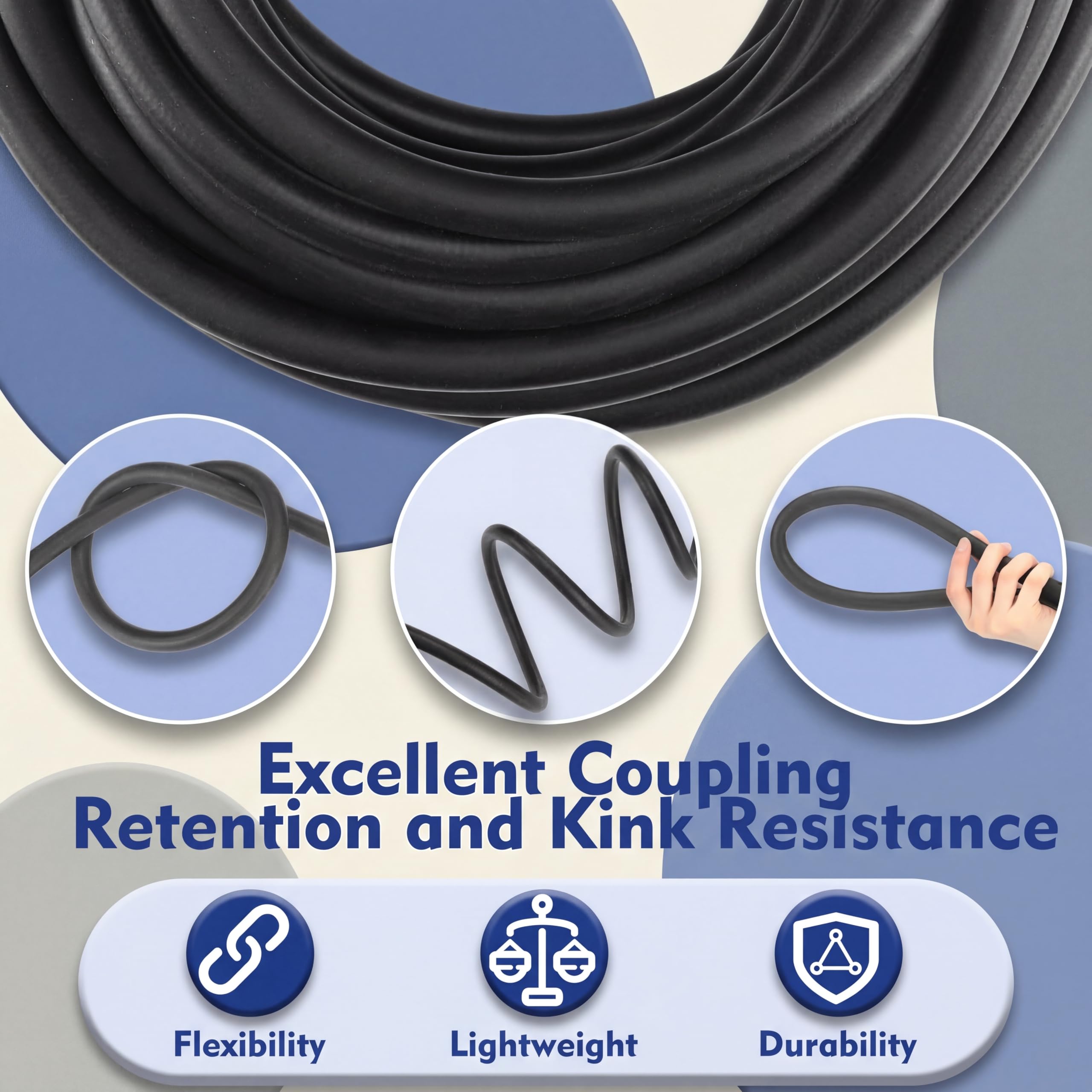 Innconee hose inner core measures 3/8 in ID and 25 ft length for versatile use.