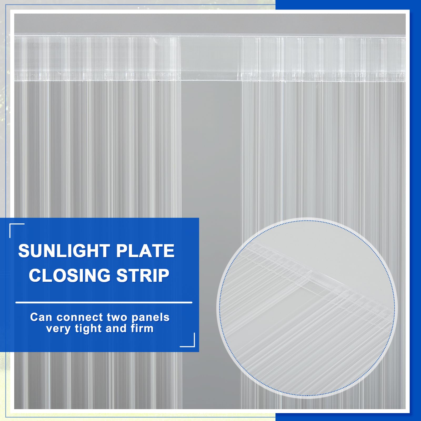 Innconee polycarbonate profile blocks debris while preserving light transmission.