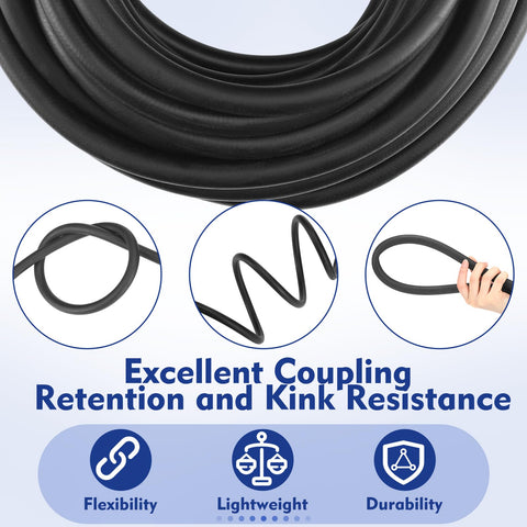 Innconee EPDM tube section illustrating weather and chemical resistance.