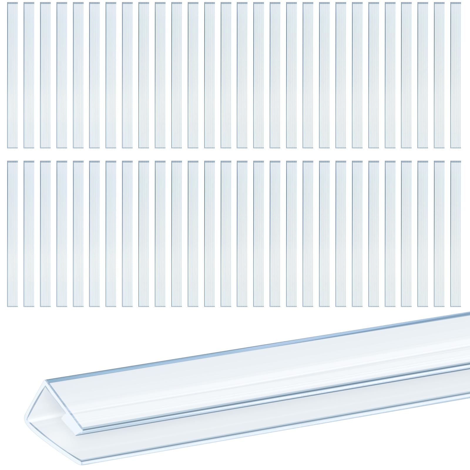 Innconee U-connector profile 2ft fits 6mm panels for sturdy greenhouse joins.