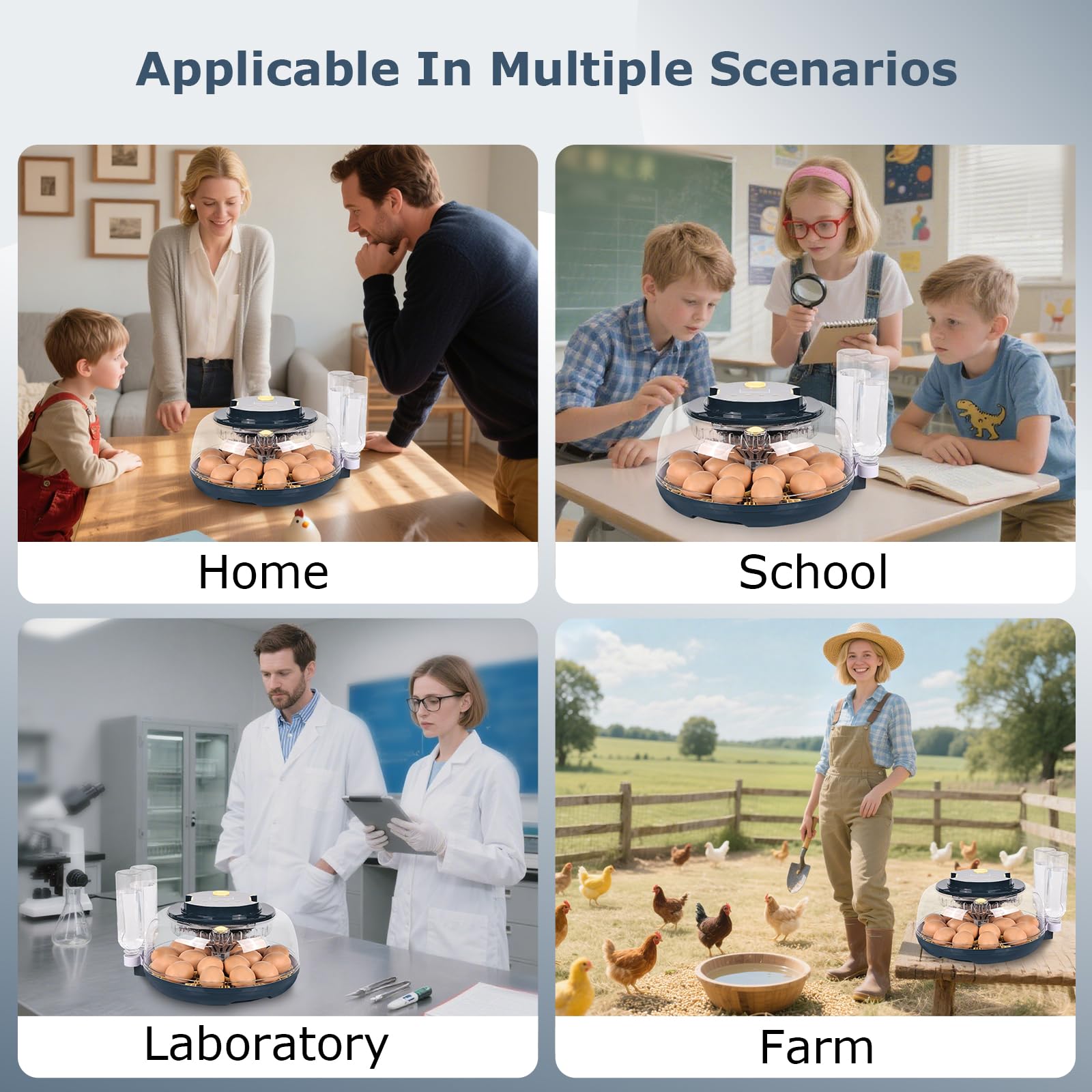 InnHom 360-degree viewing enables non-intrusive embryo observation.