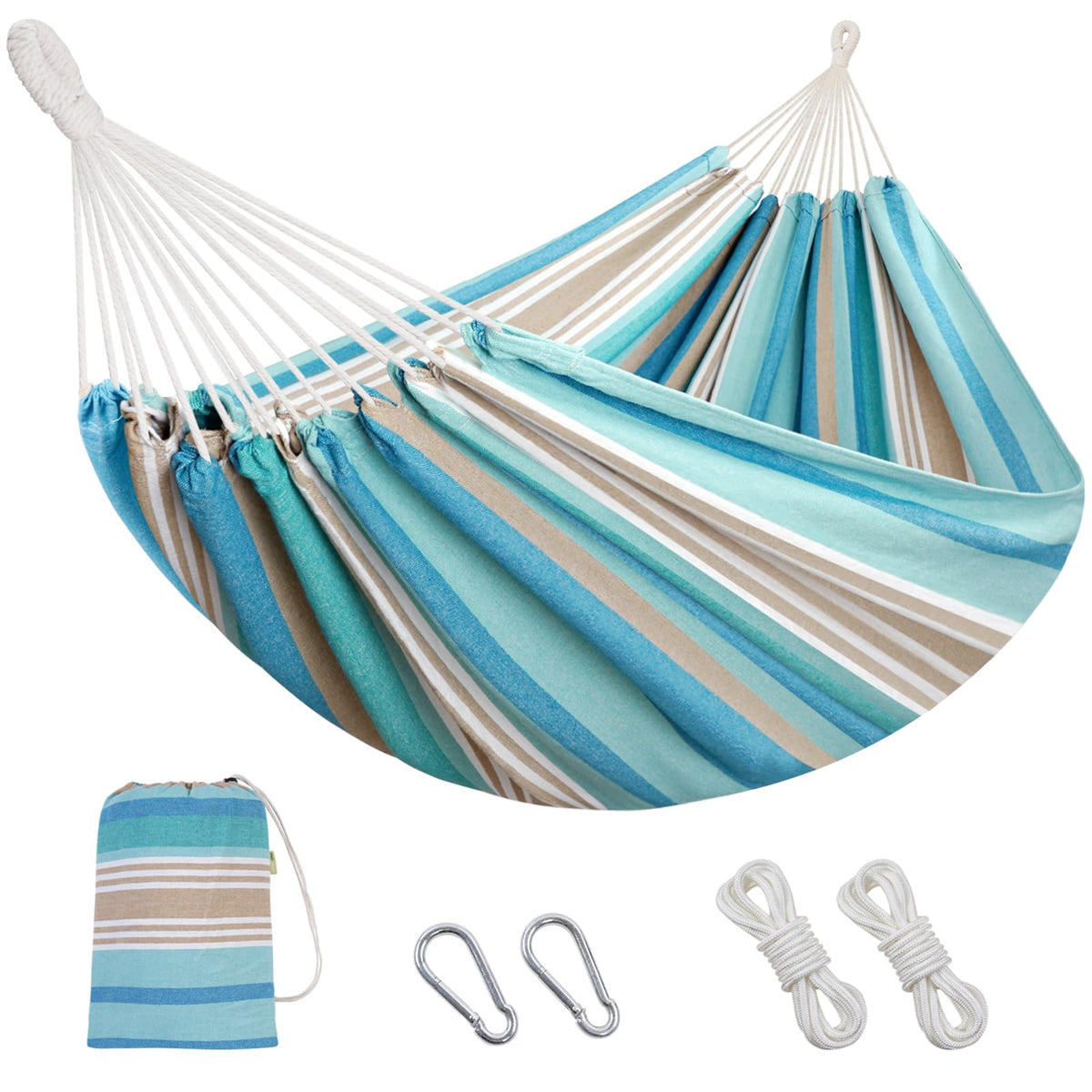 INNO STAGE 2-person hammock with Brazilian-style weave for breathable outdoor comfort