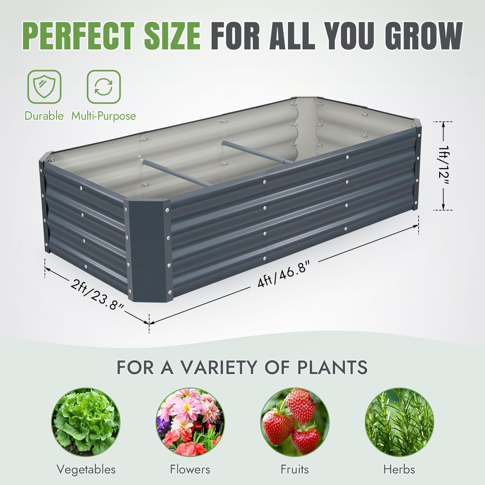 INNO STAGE 4x2x1ft layout guide for efficient planting.