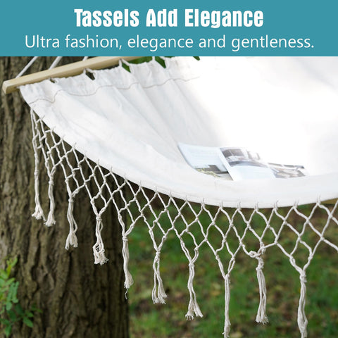 INNO STAGE hammock packed in drawstring bag for easy travel.