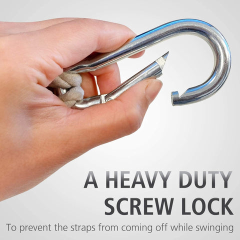 Two-pack straps offer quick, tool-free installation for any swing.