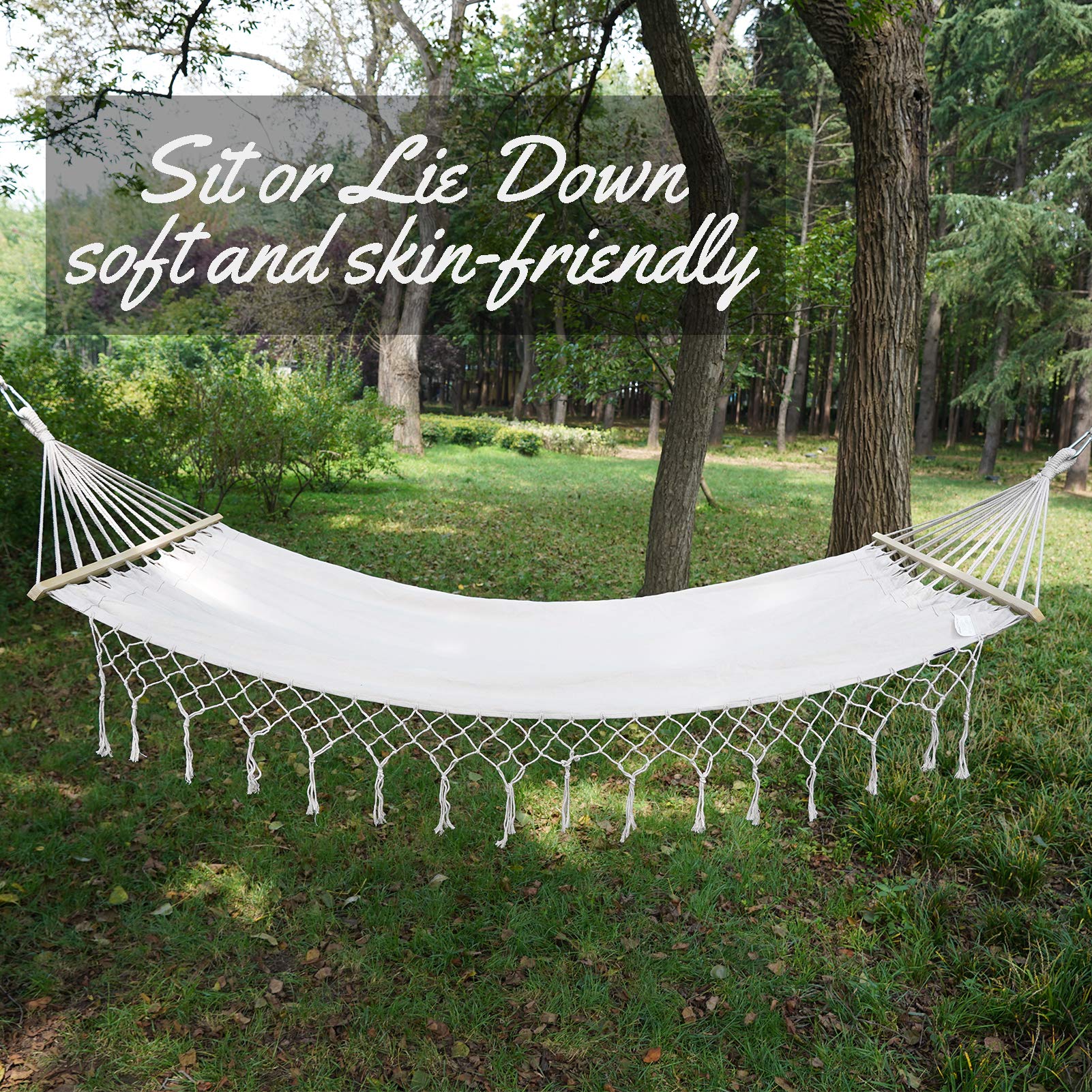INNO STAGE indoor-outdoor hammock on porch with book.