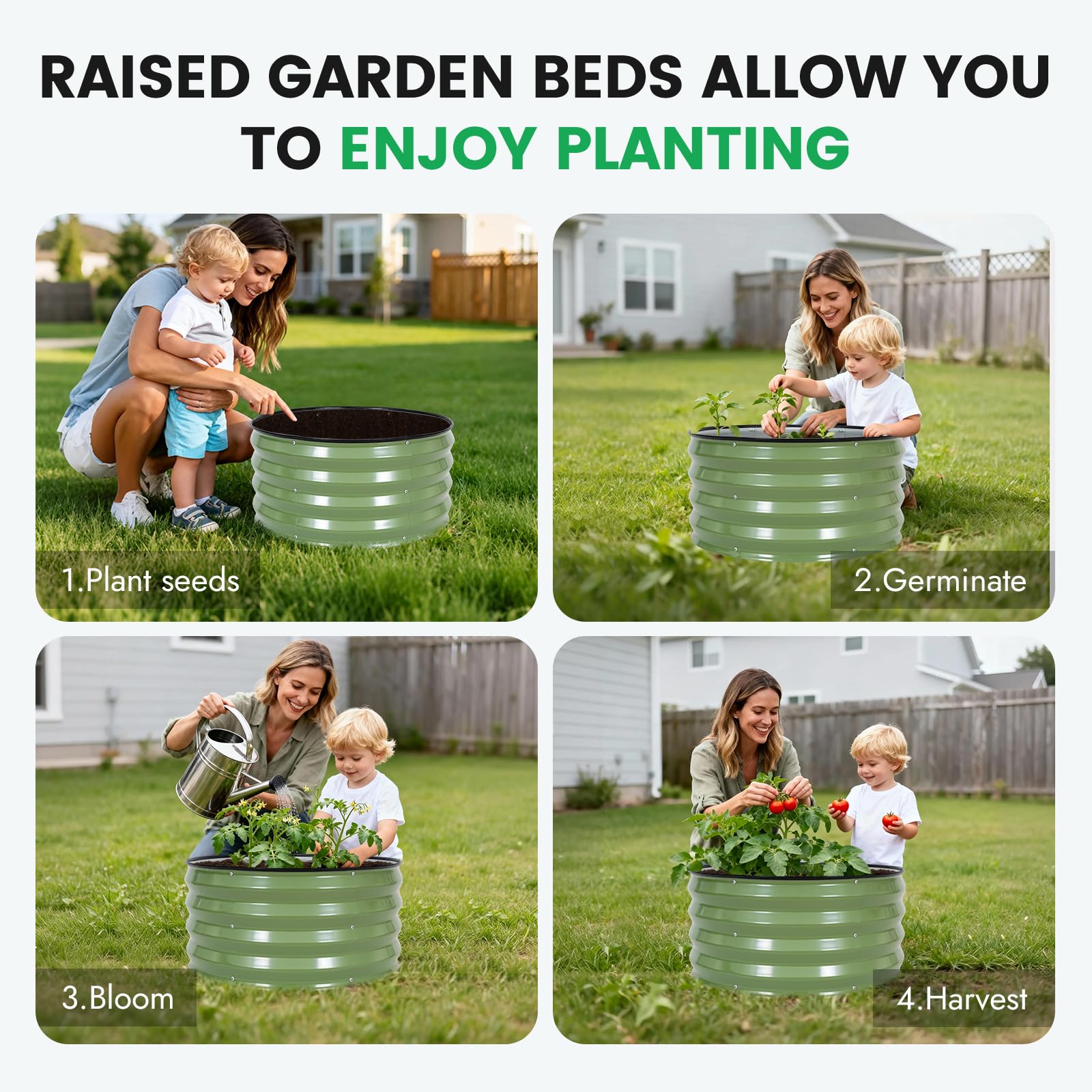 INNO STAGE smooth edges and reinforced base for safe gardening