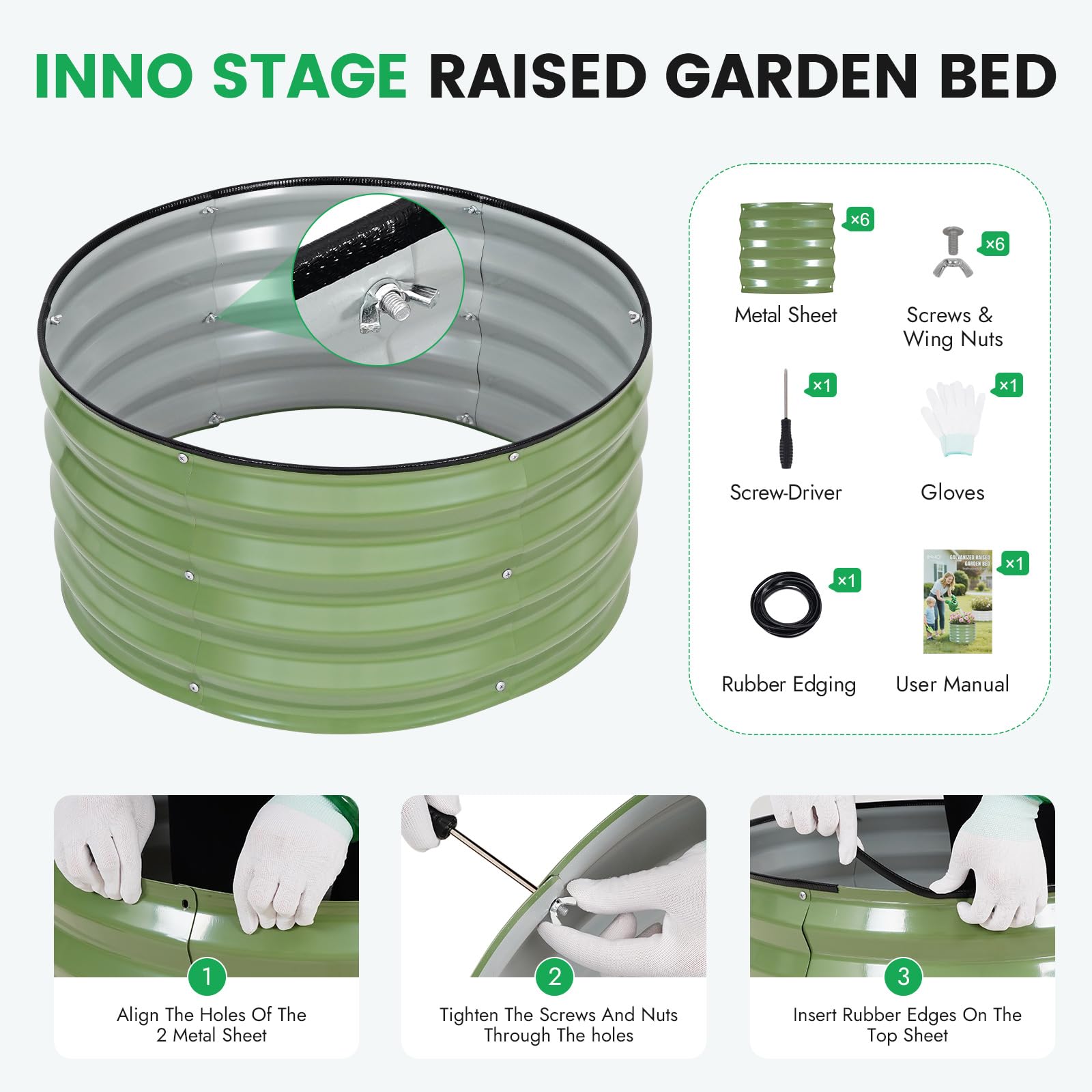 INNO STAGE versatile planter for vegetables, herbs, or flowers