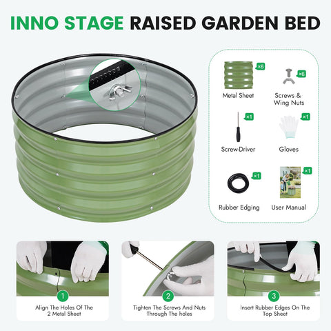 INNO STAGE versatile planter for vegetables, herbs, or flowers