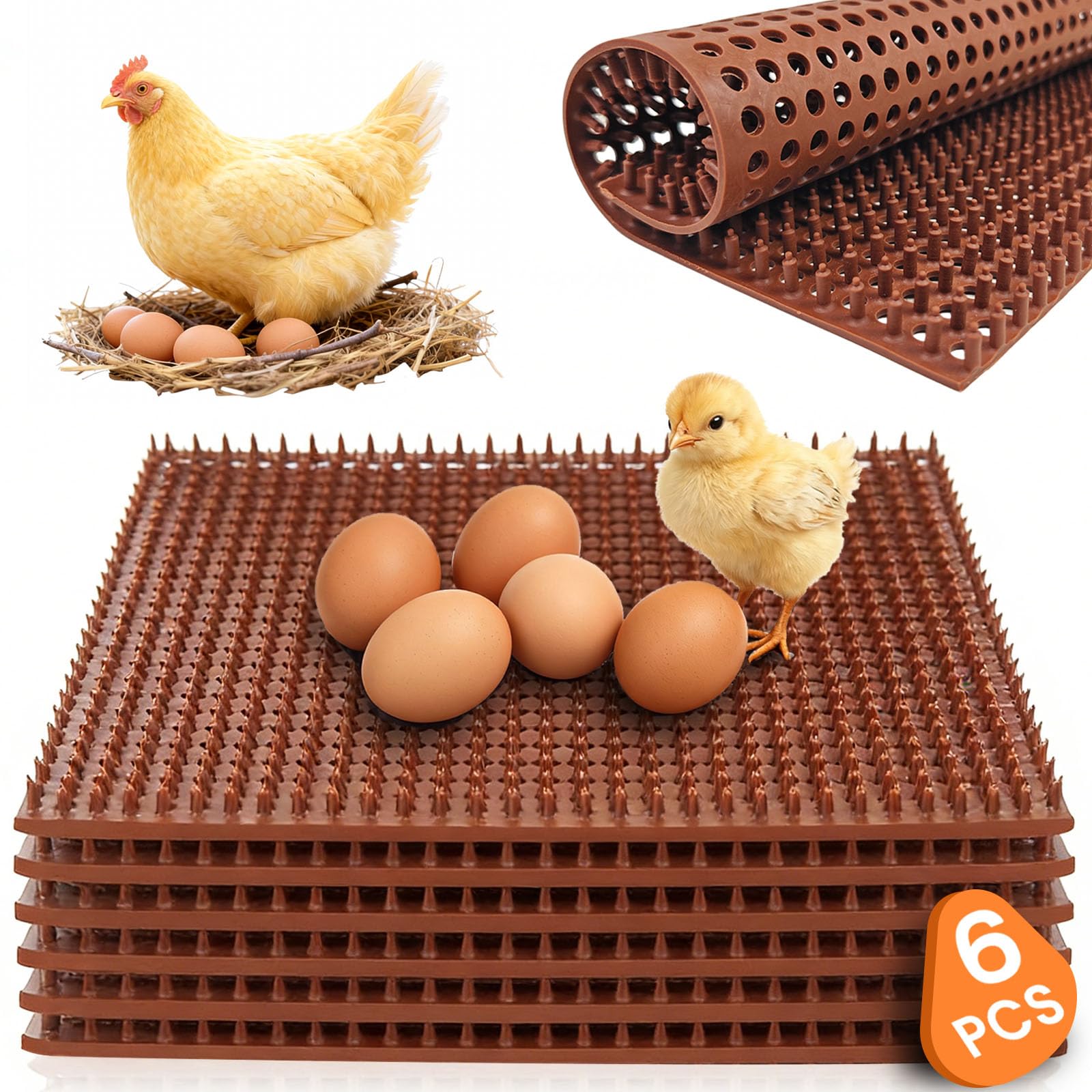 INNOLAND nesting pads 12x12 full product view, reusable coop solution