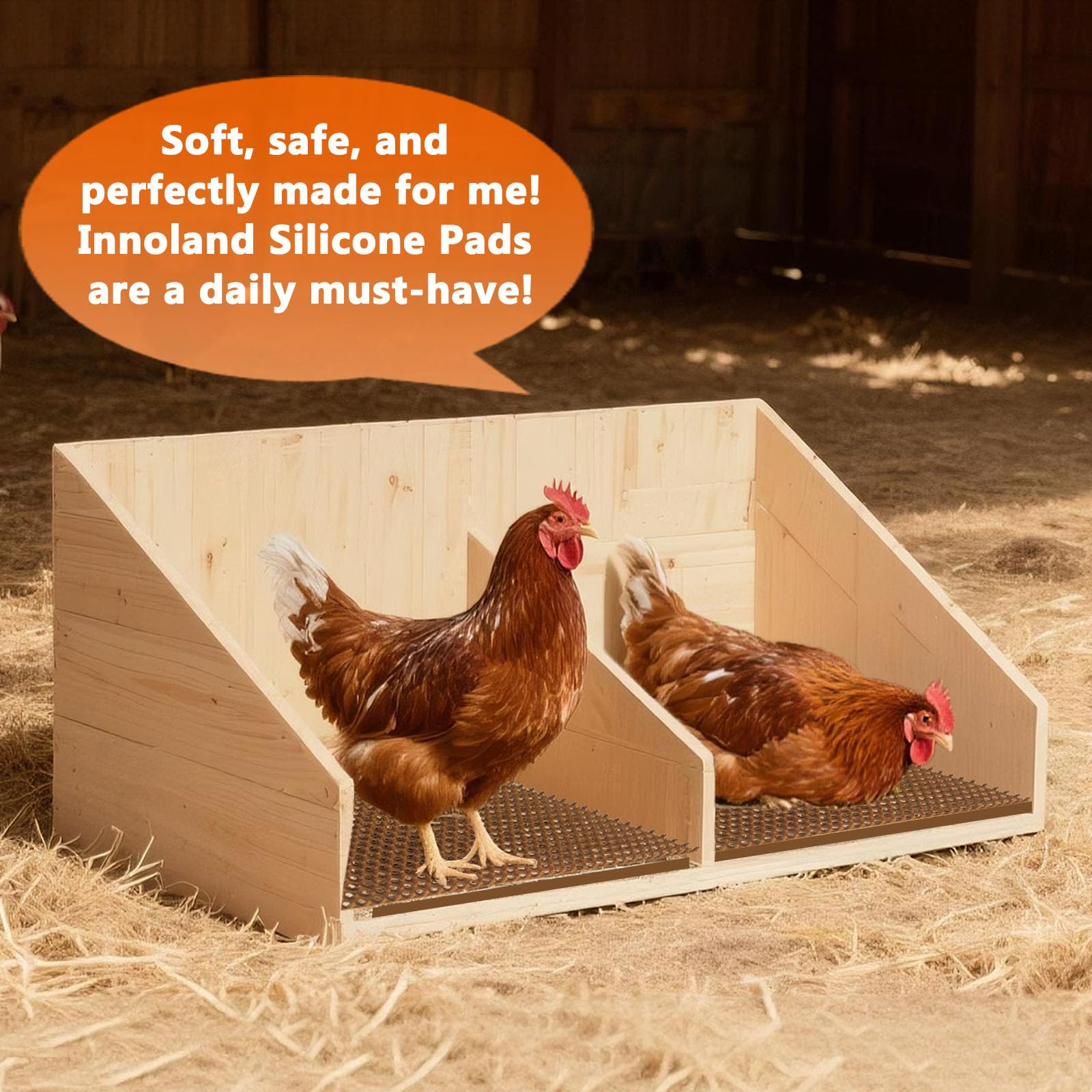 INNOLAND nest pads, reusable, packaged for easy storage
