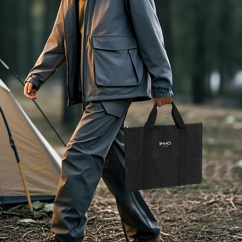 INNO STAGE safe, foldable design for backyard or camping use.