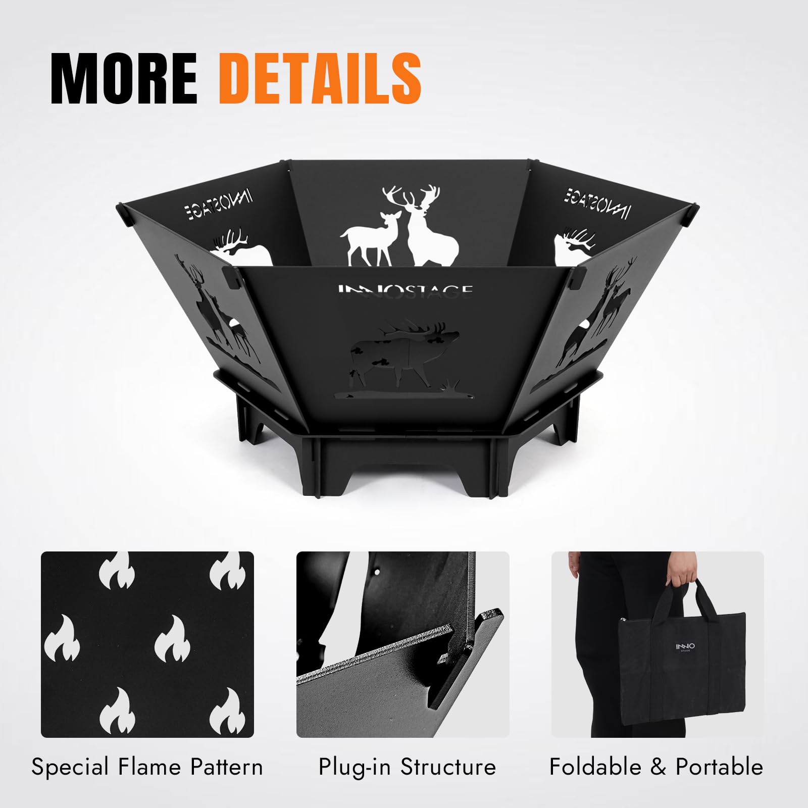 INNO STAGE portable tote bag for easy transport and storage.