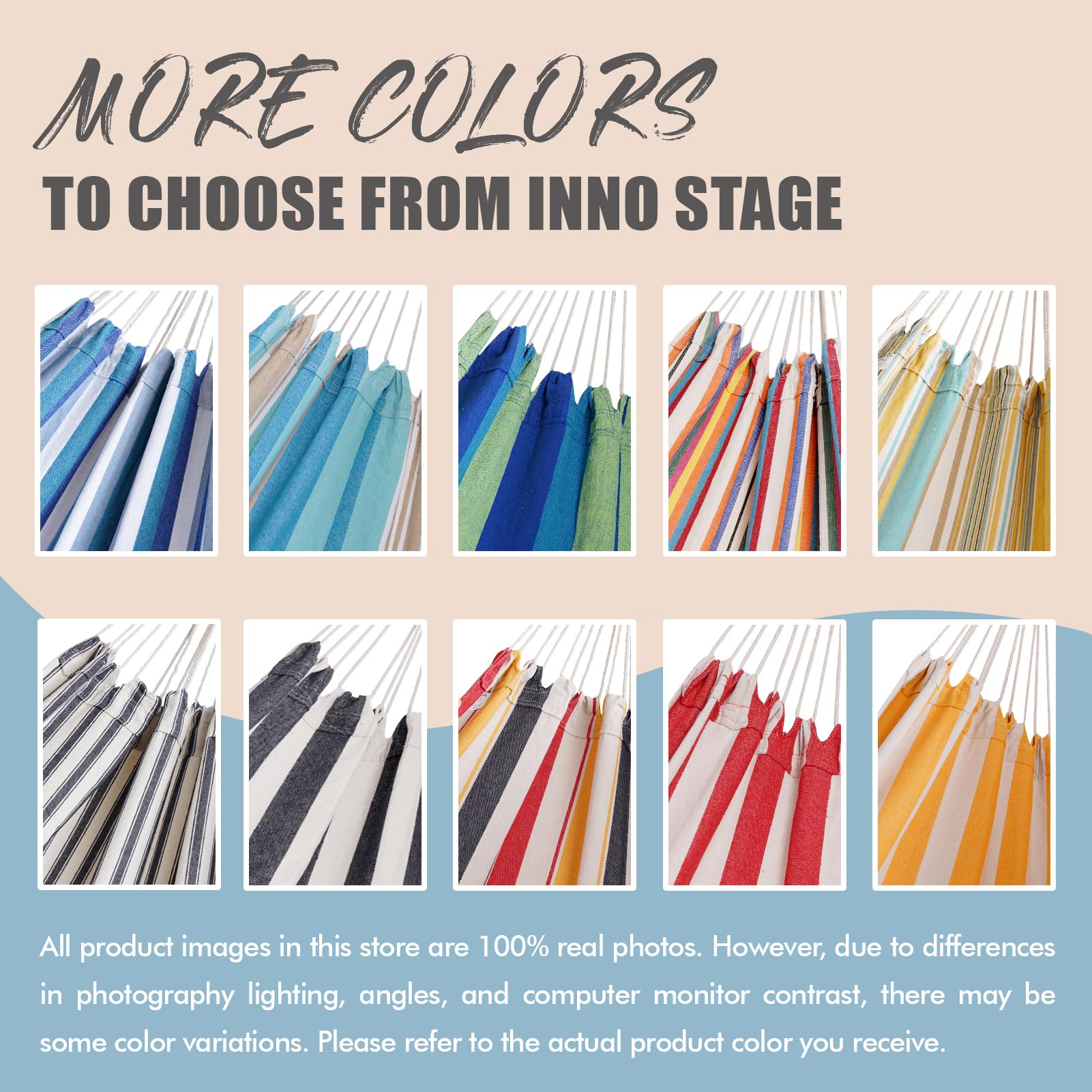 INNO STAGE night-time lounging under stars with a sturdy portable hammock