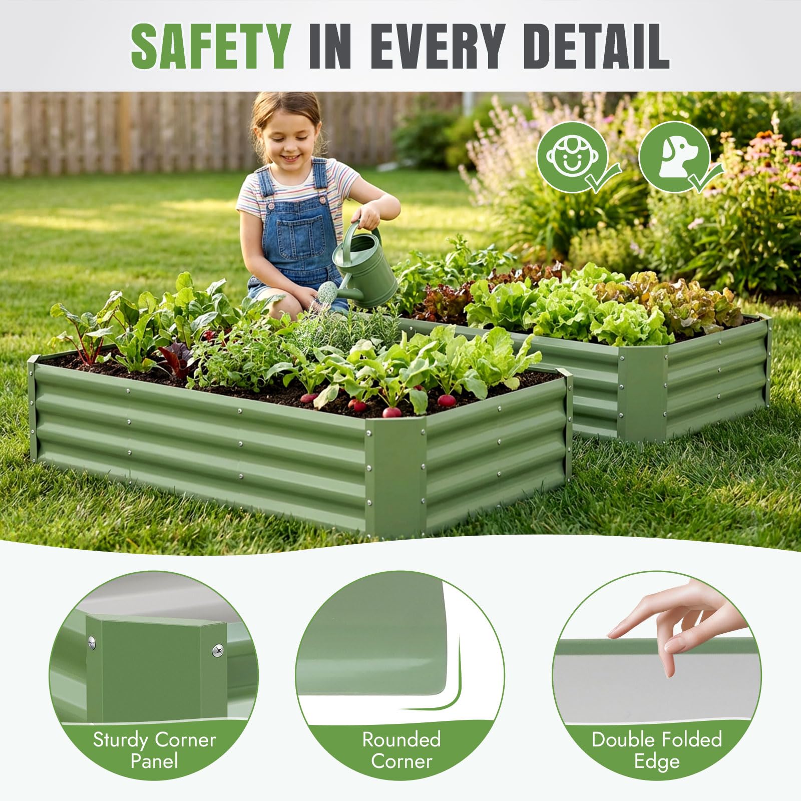 Open-bottom drainage on INNO STAGE beds promotes proper water flow