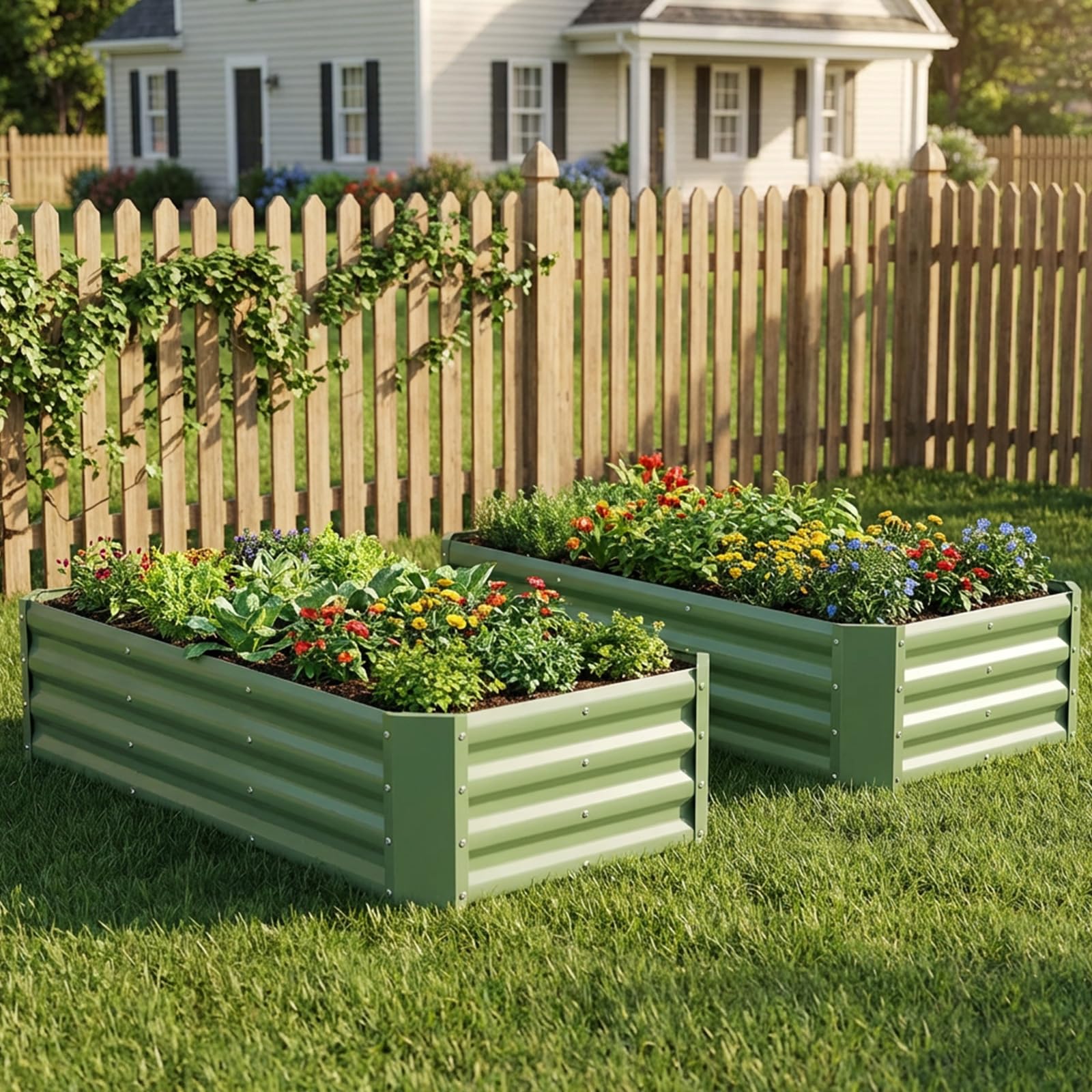 INNO STAGE patio garden ideas for tomatoes, lettuce, and herbs