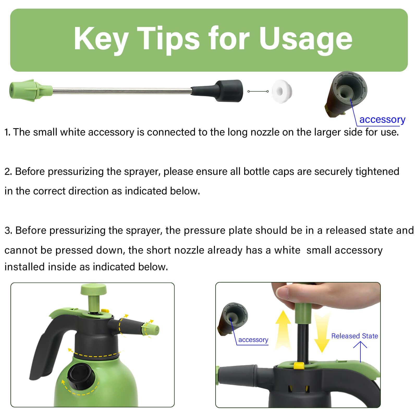 Durable thickened PP plastic construction of INNOVJOPRO sprayer