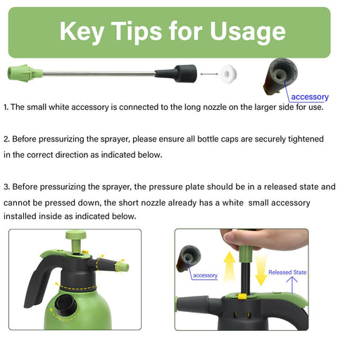 Durable thickened PP plastic construction of INNOVJOPRO sprayer