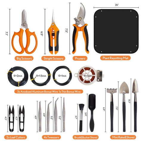 Inntop pruning shears and scissors with protective caps for safe pruning.